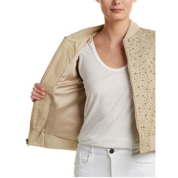 🦄NWT🦄 Alice + Olivia Demia Leather Jacket - Picture 3 of 6